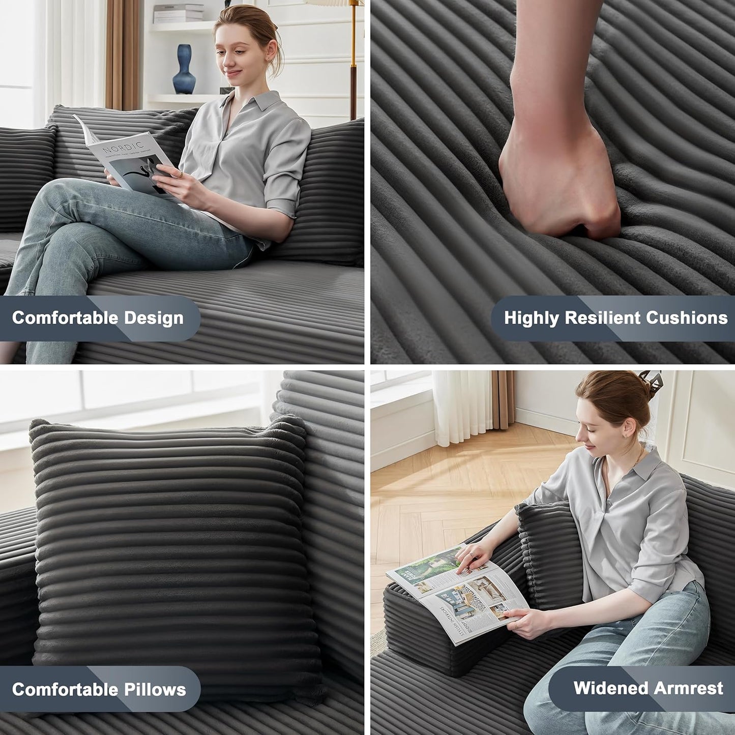 Lumen Boneless Cloud Couch "NINE"