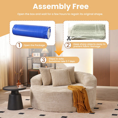 Lumen Round Foam Chair "Nine"